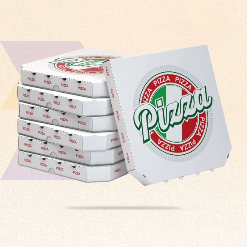 Custom pizza boxes for restaurant takeaway and delivery