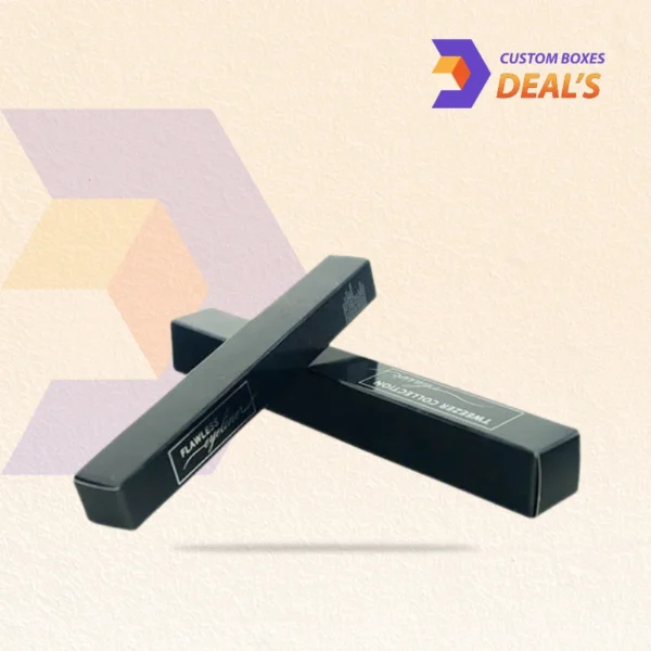 Luxury eyeliner packaging boxes with matte finish