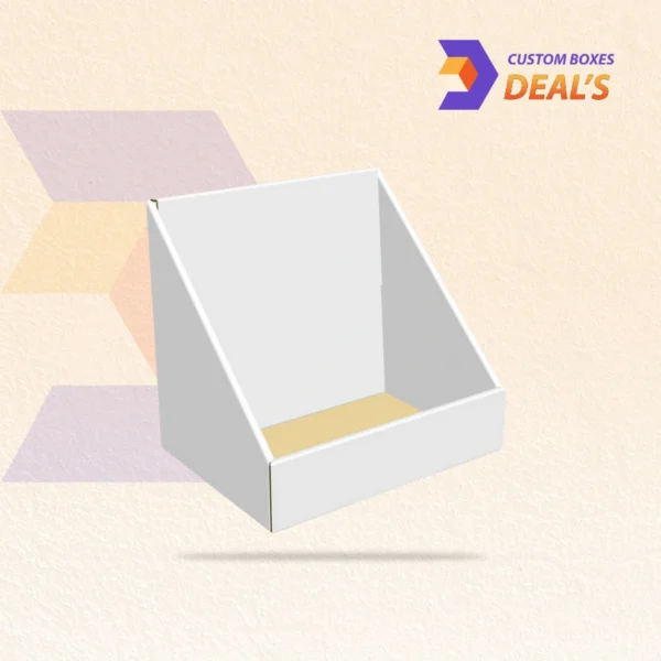 Premium cardboard white display boxes for retail