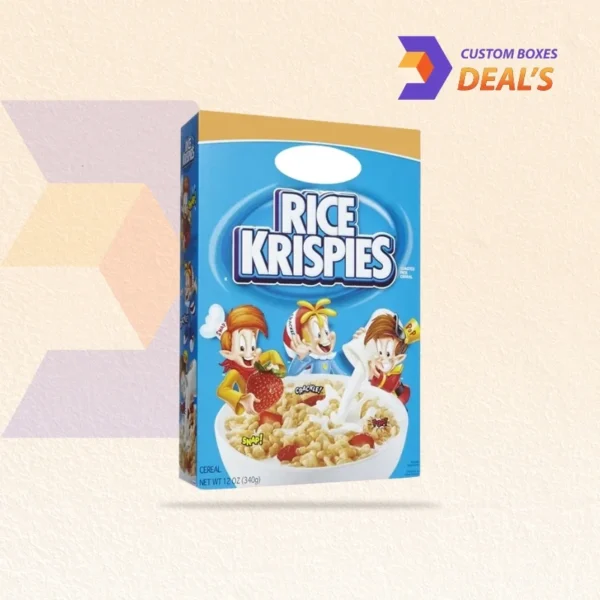 Classic 1990s breakfast cereal packaging with bold colors