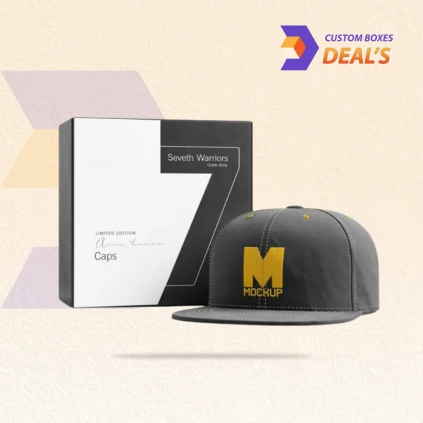 Custom Cap Packaging Boxes with Logo