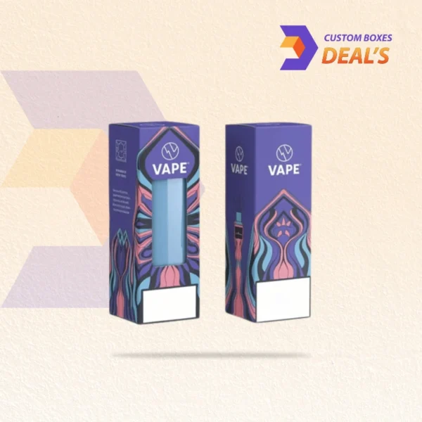 Custom disposable vape boxes wholesale packaging