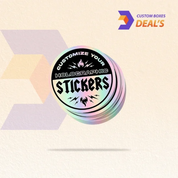 Custom glossy stickers with premium shine