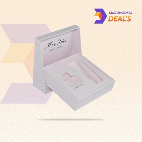 Custom perfume boxes with inserts for bottle protection