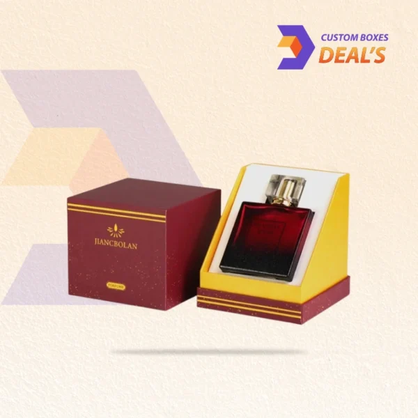 Custom rigid perfume boxes with luxury finishing
