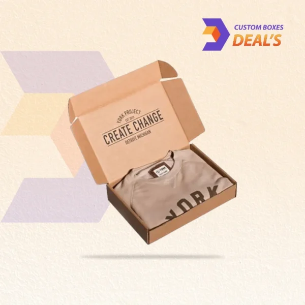 Custom Single Piece Apparel Boxes with Logo