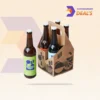 Eco-friendly kraft beverage boxes with printed company logo