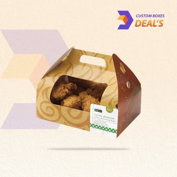 Durable food grade boxes with custom digital printing for restaurants