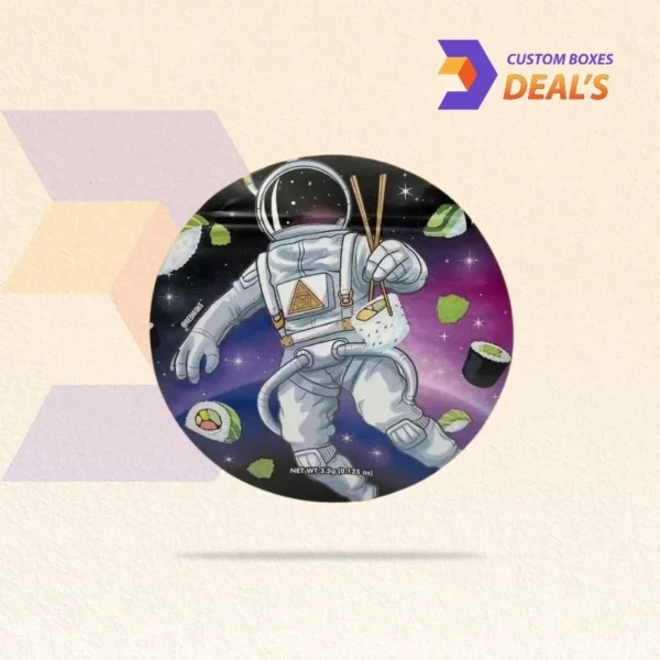 Matte die cut mylar bags for food and snacks