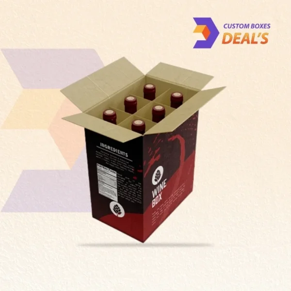 Eco-friendly custom beverage boxes packaging for sustainable brands