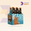 Eco-friendly kraft beverage boxes with custom printing for craft drinks