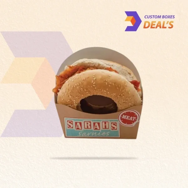 Eco-friendly kraft custom bagel boxes for fresh bagels