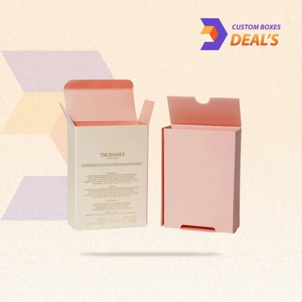 Eco-friendly card stock perfume boxes with logo