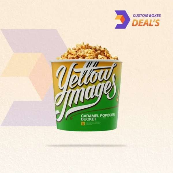 Elegant fancy popcorn boxes with decorative designs for parties