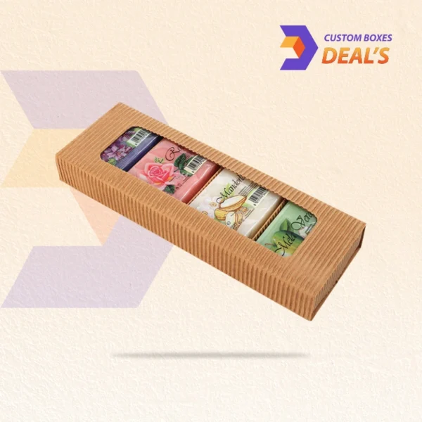 Kraft gift soap packaging for handmade soaps