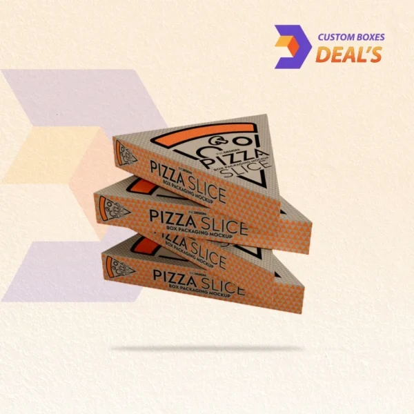 Custom kraft pizza slice boxes for single slice takeaway
