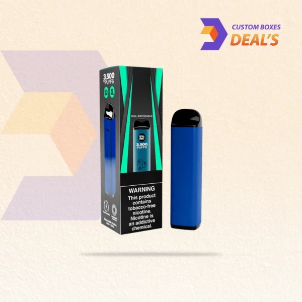 Luxury disposable vape cartridge packaging