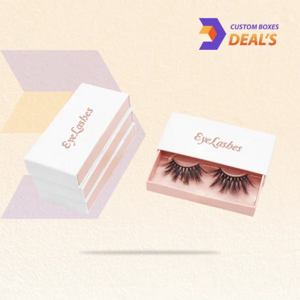 Luxury magnetic closure eyelash packaging boxes