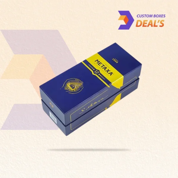 Luxury rigid cigarette packaging with logo