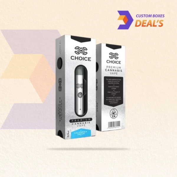 Luxury vape cartridge boxes for retail display