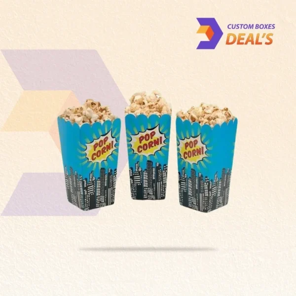 Luxury-themed popcorn packaging boxes for weddings and events