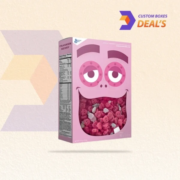 Minimal blank cereal boxes for product mockups