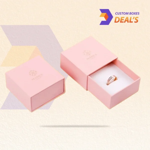 Personalized engagement ring gift boxes