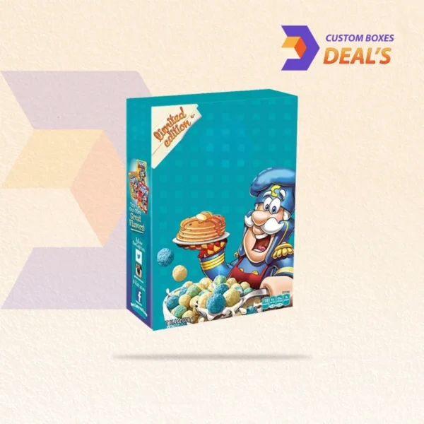 Plain blank cereal boxes for custom printing