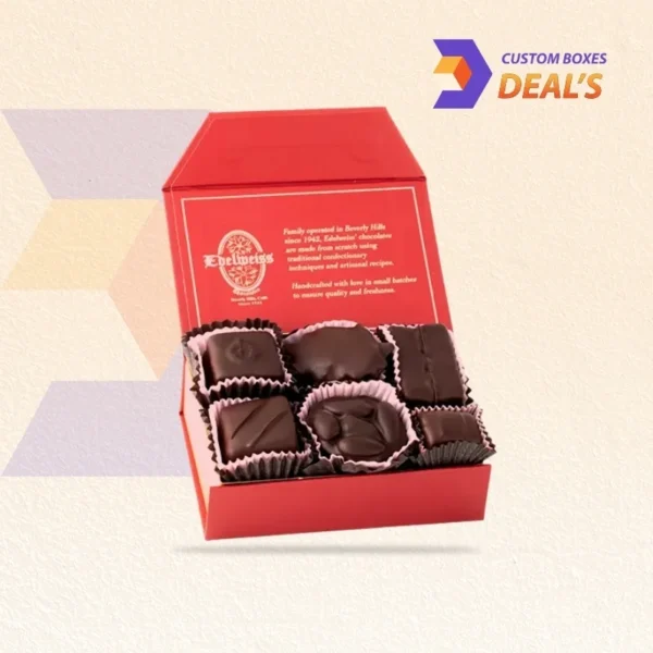 Custom small chocolate boxes for premium confectionery packaging