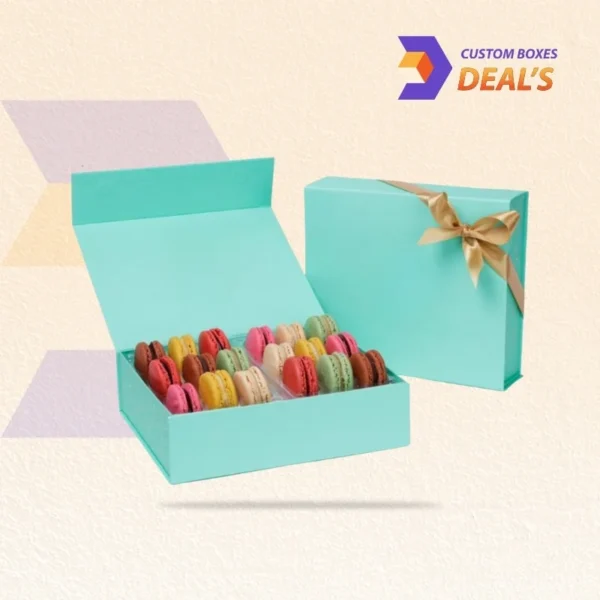 Premium gift packaging boxes for assorted luxury macarons
