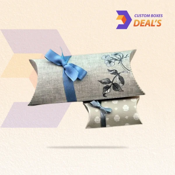 Premium pillow gift boxes with logo printing