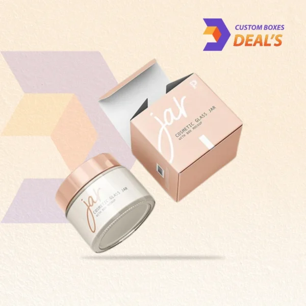 Premium rigid cream packaging boxes with inserts