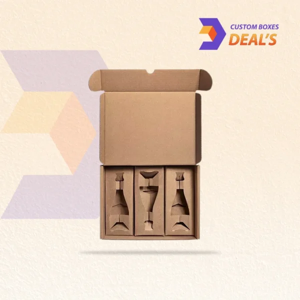 Printed boxes with cardboard inserts for protection