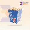 Printed cardboard popcorn serving boxes for movie nights and fairs