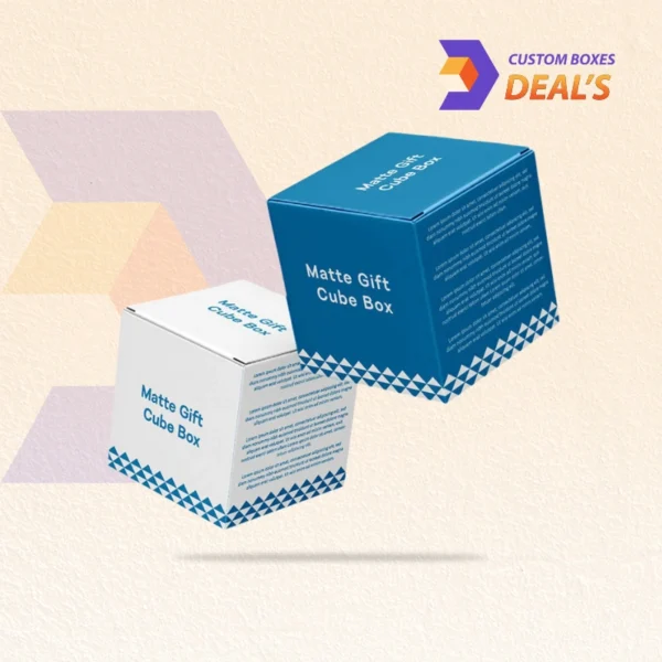 Custom Printed Cube Boxes