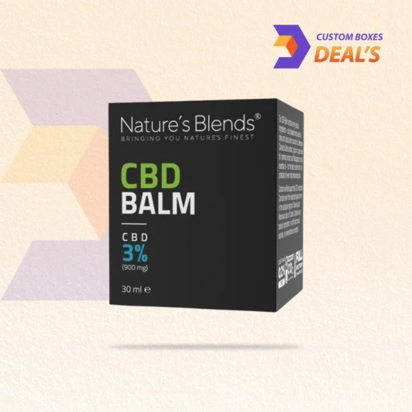 Printed CBD balm display boxes bulk order