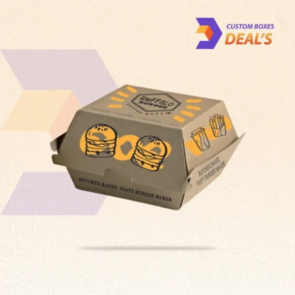 Printed custom grease-resistant takeout boxes with brand logo