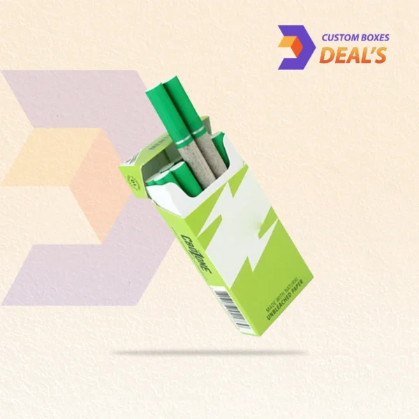 Printed disposable cigarette boxes for retail display