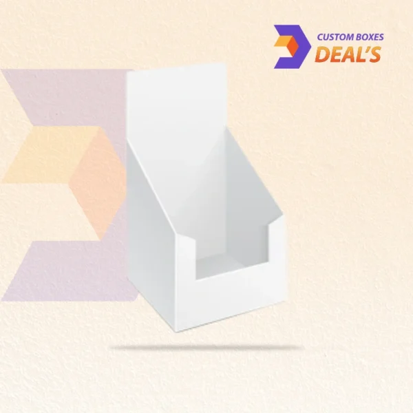 Printed white display packaging for branding