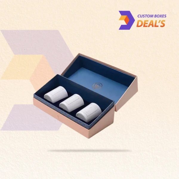 Eco-friendly cardboard candle boxes with inserts