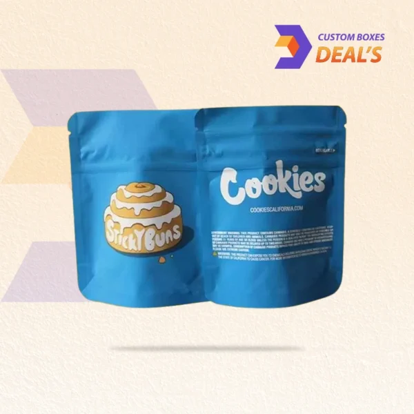 Smell proof Mylar bags with child resistant zipper lock