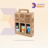 Stylish beverage boxes with logo for takeaway and delivery