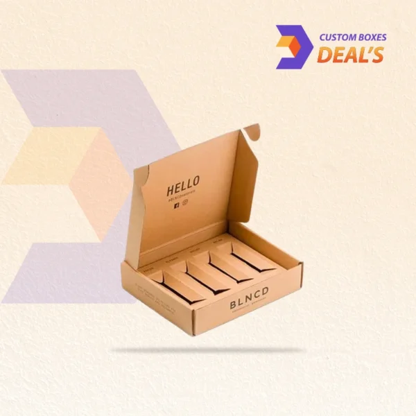 Eco-friendly cardboard insert packaging boxes