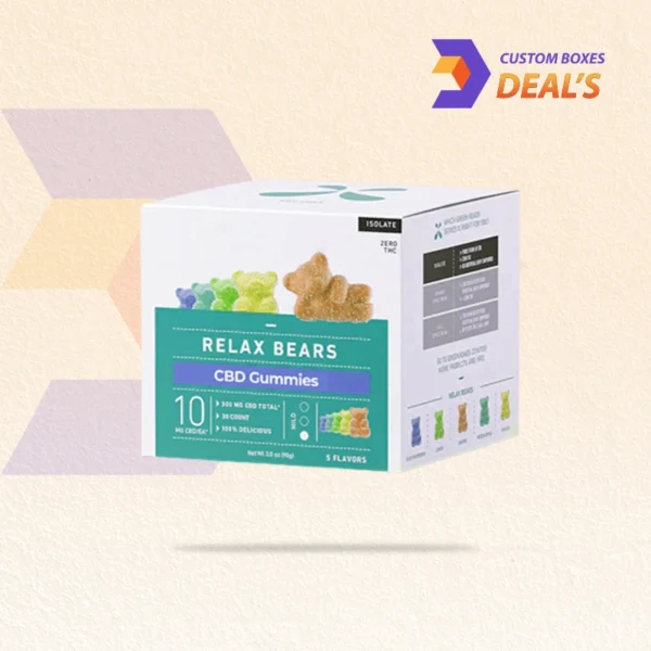 Eco-friendly Custom CBD Candy Boxes with custom design