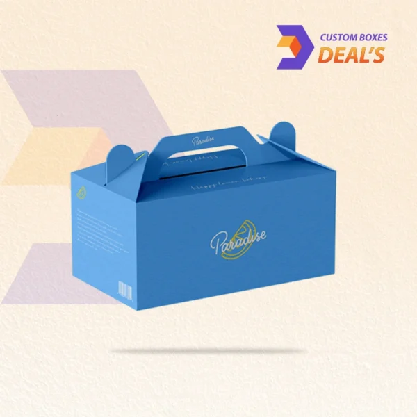 Wholesale custom blue gable boxes for party favors