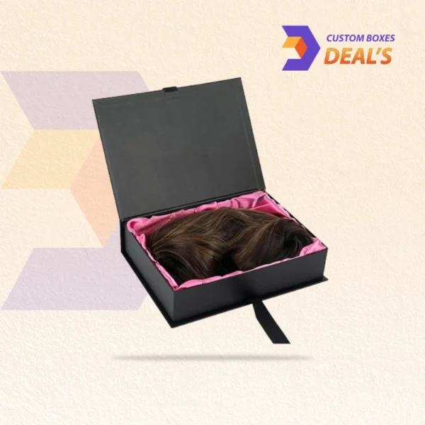 Eco-friendly cardboard hair extension gift packaging