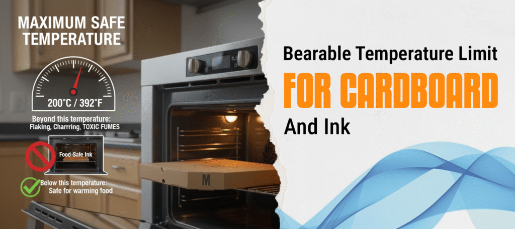 Bearable Temperature Limit for Cardboard and Ink