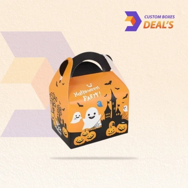 Scary Halloween cupcake and treat boxes