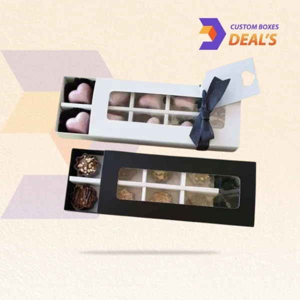 bakery style cookie gift box with insert compartments