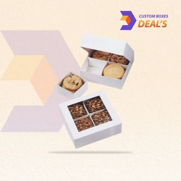 Cookie Box with Dividers Front View
